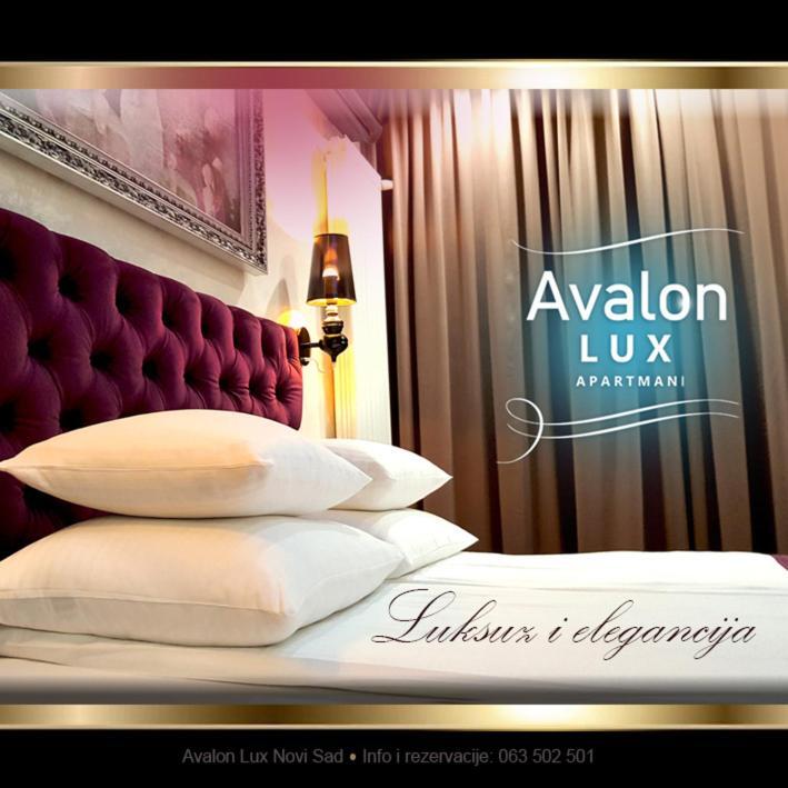 Avalon Lux Studio Apartment Novi Sad Exteriör bild